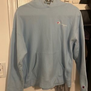 Light Blue Champion Hoodie